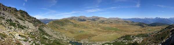 Vista panoramica Alpe di Villandro d'estate