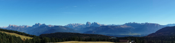 Dolomitenpanorama auf der Villanderer Alm